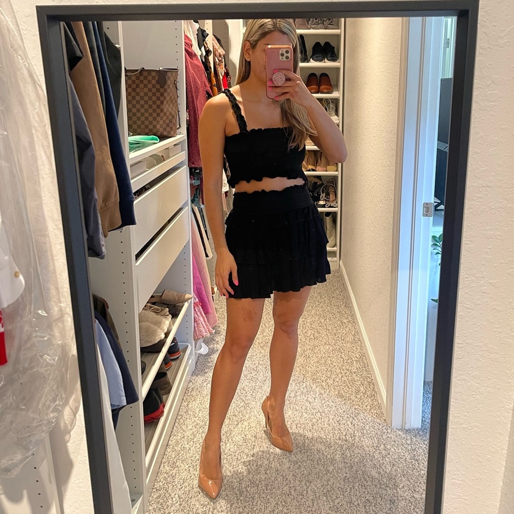 Two pieces set black